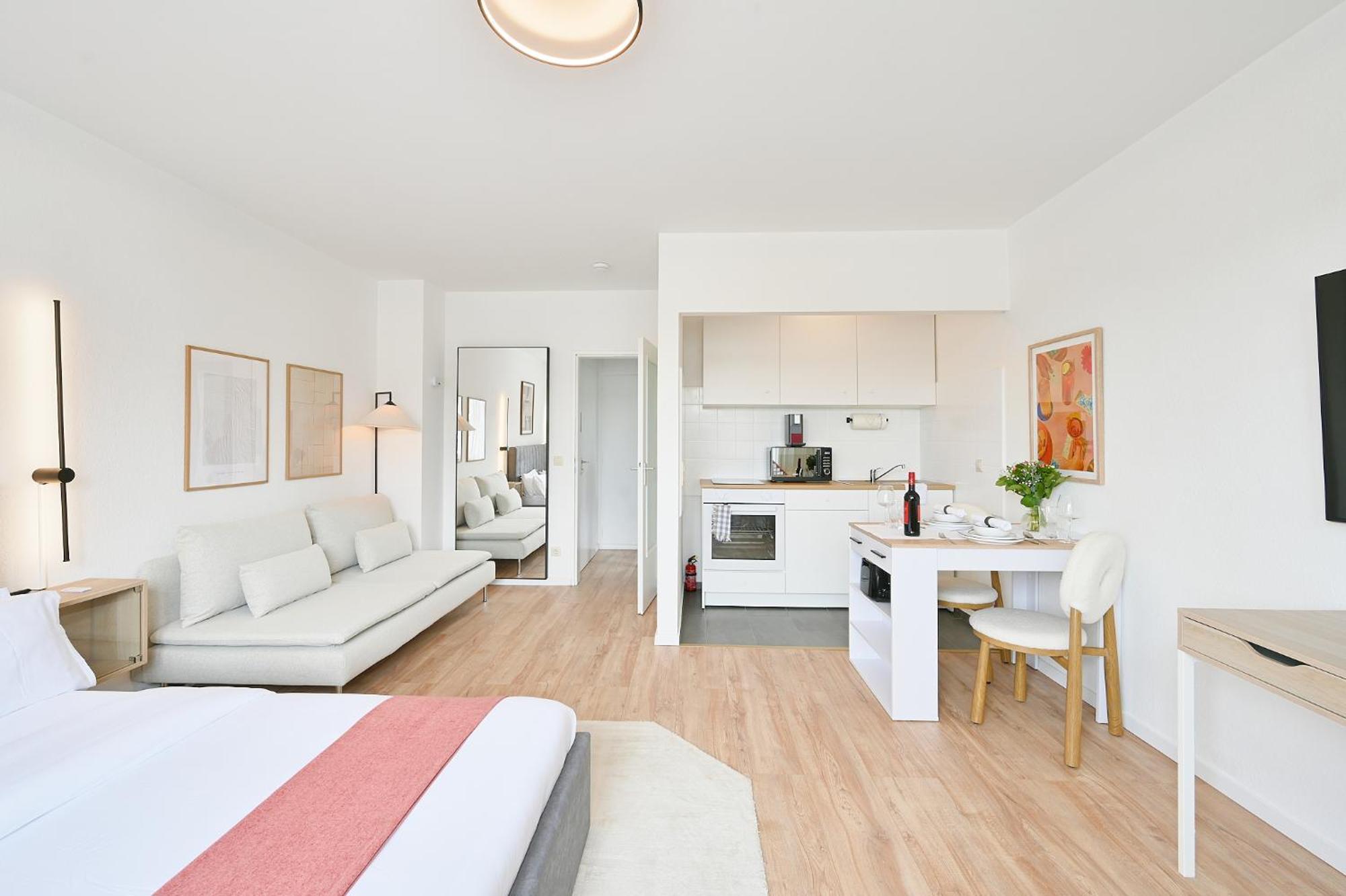 Beautiful And Stylish 1-Bedroom With Kitchen And King Size Bed Wuppertal Eksteriør billede